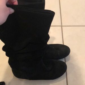 Steve Madden leather slouchy boots